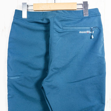 Montbell Nomad 女款中号海军蓝长裤。涤纶抓绒长裤。产品编号：z00052689。