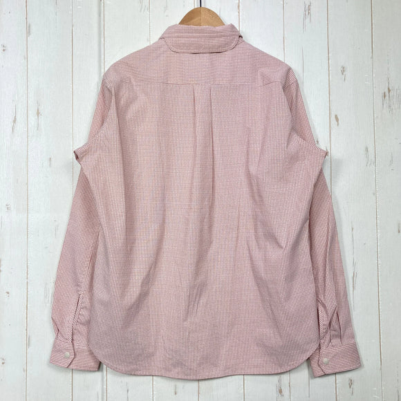 【Women's M レッド系】 Millet ( ミレー ) インセクト バリヤー チェックシャツ ロングスリーブ Insect Barrier Check Shirt Long Sleeve ポリエステル ウェア トップス インナー シャツ ロングスリーブシャツ