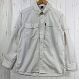 [Men's S Ivory] Montbell Meadow Shirt Light Polyester Wear Top Inner Shirt Long-sleeve shirt Chemical fiber z00057202 Chemical fiber Long-sleeve shirt Inner