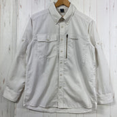 【Men's S アイボリー系】 Montbell ( モンベル ) メドー シャツ ライト Meadow Shirt Light ポリエステル ウェア トップス インナー シャツ ロングスリーブシャツ 化繊 z00057202  化繊 ロングスリーブシャツ インナー