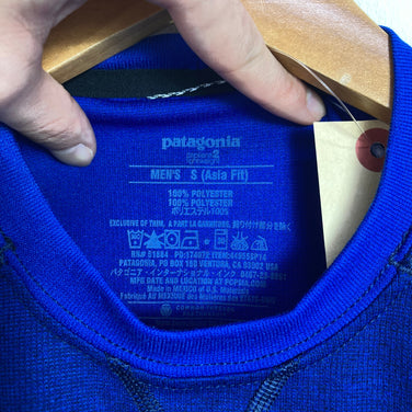 【Men's S ブルー系】 2014 Patagonia ( パタゴニア ) キャプリーン 2 LW クルー アジアフィット Capilene 2 LW Crew Asia Fit ポリエステル ウェア トップス インナー シャツ ロングスリーブTシャツ クルー