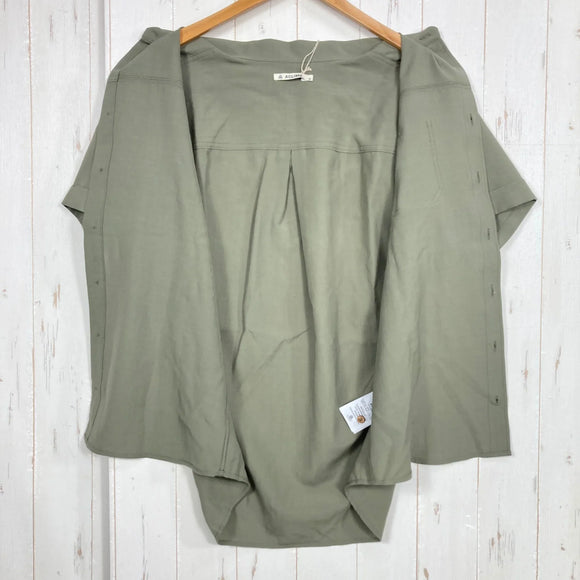 【Men's M グリーン系】 Aclima ( アクリマ ) レジャーウール ウーヴェン ショートスリーブ シャツ LEISUREWOOL WOVEN SHORT SLEEVE SHIRT 105980 25 Ranger Green z00058205 25 R