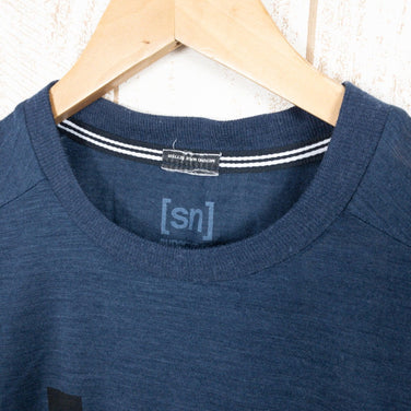 【Men's S ネイビー系】 Supernatural | Sn ( スーパーナチュラル ) エッセンシャル アイディー Tシャツ Essential Id Tee メリノウール Men's ウール ショートスリーブTシャツ クルーネック インナー シャツ トッ - 【公式】2ndGEAR（セカンドギア）Webショップ【登山用品・アウトドア用品専門 買取販売店】