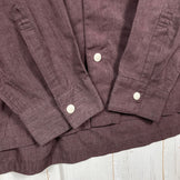 Unisex Small Brown Yamatomichi Bamboo Shirt, Rayon, Long Sleeve Shirt, z00054058. This long-sleeved shirt is perfect as an inner shirt or top.