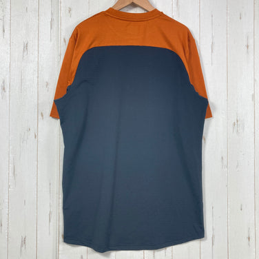 【Men's S オレンジ系】 Oakley ( オークリー ) フリーライド RC ショートスリーブ Free Ride RC Short Sleeve Ginger ポリエステル ウェア トップス インナー シャツ ショートスリーブTシャツ クルーネック 化繊