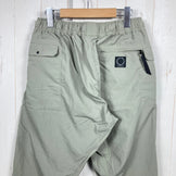 男士 L 码绿色 Yamatomichi（山道）5 口袋裤，鼠尾草灰尼龙，长裤，z00053999。