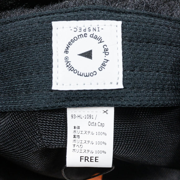【Unisex OneSize ブラック系】 Halo Commodity ( ハロコモディティ ) オクタ キャップ Octa Cap ポリエステル HL-1091 Asian Unisex Black キャップ ヘッドウェア ウェア小物 ウェア