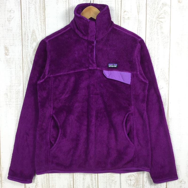 [Women's M Purple] Patagonia Re-Tool Snap-T Pullover Polartec Thermal Pro Fleece Pullover Jacket Discontinued Model Hard to Find 25442 International