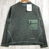 【Women's M グリーン系】 And Wander ( アンドワンダー ) リ ウール ジェーキュー クルー ネック Re Wool JQ Crew Neck ウール 574-3284061 Asian Women's フリース アウター ジャケット トップス - 【公式】2ndGEAR（セカンドギア）Webショップ【登山用品・アウトドア用品専門 買取販売店】