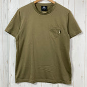 【Men's M ベージュ系】 Mountain Equipment ( マウンテンイクイップメント ) ポケット ティー POCKET TEE ポリエステル ウェア トップス インナー シャツ ショートスリーブTシャツ クルーネック 化繊 z00057786 化