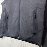 Men's Small Arcteryx Covert Hoody in Black Heather (018169) - Hard-to-find polyester fleece jacket/top (z00054616)