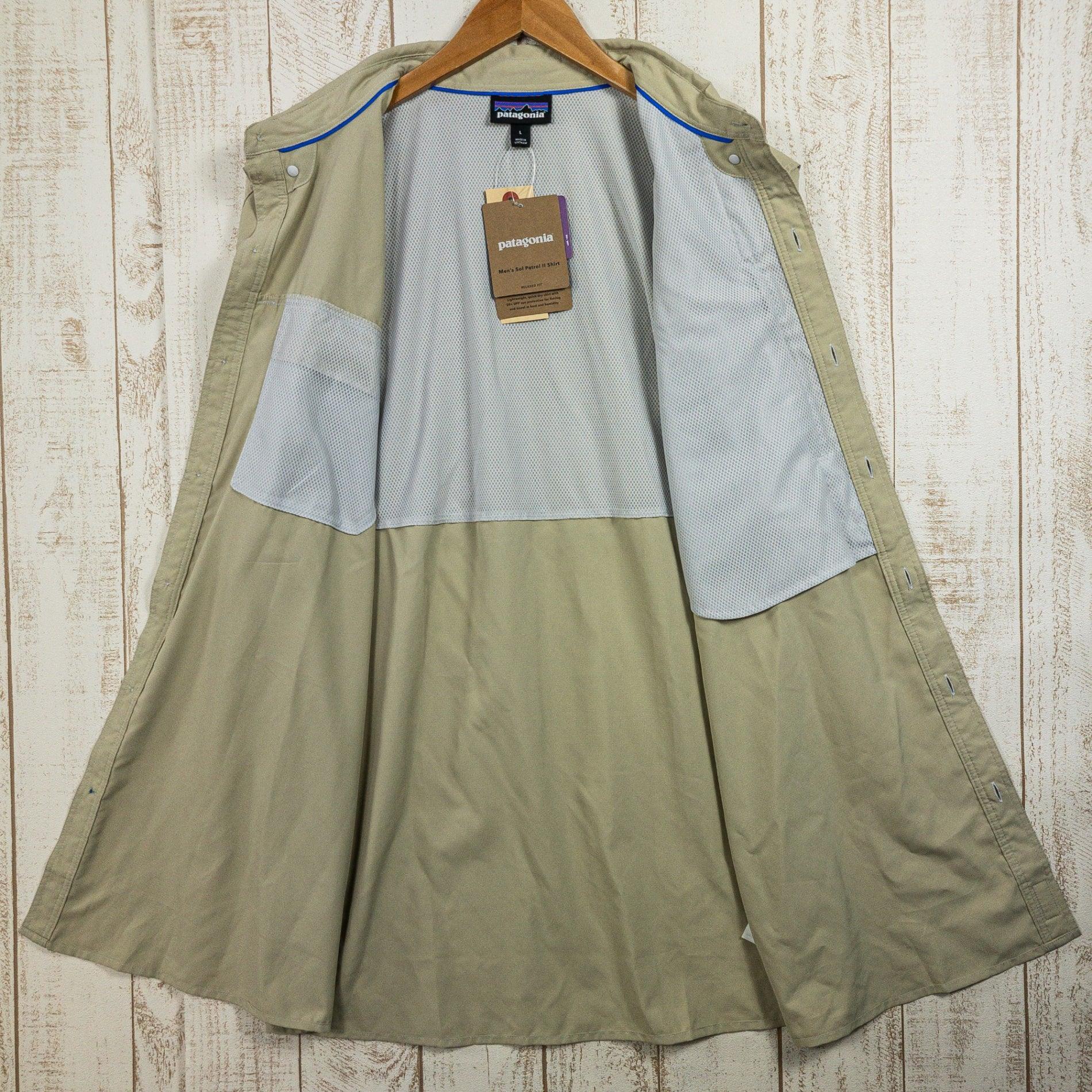 【Men's L ベージュ系】 2020 Patagonia ( パタゴニア ) ソル パトロール II ショート Sol Patrol ⅡShirt ELKH / El Cap Khaki 入手困難 ポリエステル ウェア トップス インナー シャツ ショートスリー - 【公式】2ndGEAR（セカンドギア）Webショップ【登山用品・アウトドア用品専門 買取販売店】