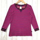 【Women's S ピンク系】Patagonia ( パタゴニア ) ロングスリーブ センダー ストライプ トップ Long-Sleeved Sender Stripe Top オーガニックコットン Tシャツ ロンt 54610 International Women's コットン ロングスリーブTシャツ クルーネック インナー シャツ トップス ウェア - 【公式】2ndGEAR（セカンドギア）Webショップ【登山用品・アウトドア用品専門 買取販売店】