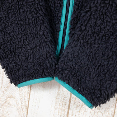 Patagonia Retro-X 女款抓绒开衫，中号海军蓝。防风绒连帽夹克。已停产，难觅踪影。产品编号：23065。国际品牌女款抓绒外套/上衣。