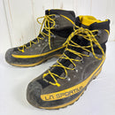 【Men's 26.7cm グレー系】 La Sportiva ( ラ・スポルティバ ) トランゴ アルプ エボ ゴアテックス Trango Alp Evo GTX Grey / Yellow アルパインブーツ レザーアッパー GORE-TEX ビブラムソール フットウェア-1