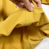 Men's Medium Yellow Ridge Mountain Gear Basic Short Sleeve Shirt in Rustic Mustard, Polyester, Top, Undershirt