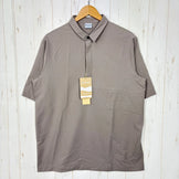 【Men's M グレー系】 Houdini ( フーディニ ) メンズ コスモ シャツ M's Cosmo Shirt 238724 MORNING HAZE z00055926 MORNING HAZE 化繊 ショートスリーブシャツ インナー シャツ トップス