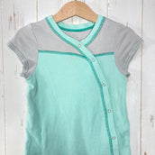 【Baby's 18M グリーン系】 Patagonia ( パタゴニア ) オーガニックコットン ストライプ ロンパース Organic Cotton Stripe Romper オーガニックコットン ウェア オールインワン つなぎ z00059876  オールインワン
