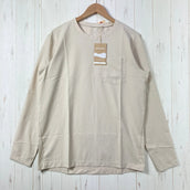 【Men's M ベージュ系】 Houdini ( フーディニ ) カバー クルー Cover Crew Foggy Mountain ポリエステル ウェア トップス インナー シャツ ロングスリーブTシャツ クルーネック 化繊 z00059718 Foggy Mo