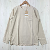 【Men's M ベージュ系】 Houdini ( フーディニ ) カバー クルー Cover Crew Foggy Mountain ポリエステル ウェア トップス インナー シャツ ロングスリーブTシャツ クルーネック 化繊 z00059718 Foggy Mo