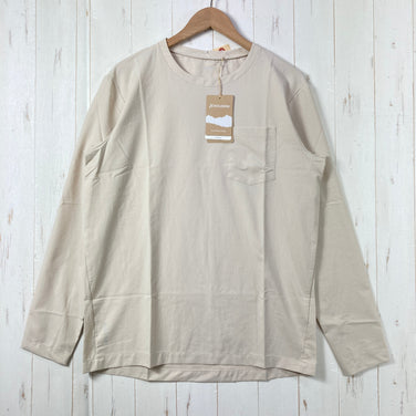 【Men's M ベージュ系】 Houdini ( フーディニ ) カバー クルー Cover Crew Foggy Mountain ポリエステル ウェア トップス インナー シャツ ロングスリーブTシャツ クルーネック 化繊 z00059718 Foggy Mo