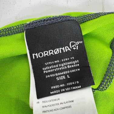 【Unisex L グリーン系】 Norrona ( ノローナ ) フォルケティン ライトウェイト パワーストレッチ ビーニー Falketind Lightweight Power Stretch Beanie ポリエステル ウェア ウェア小物 ヘッドウェア ビーニ