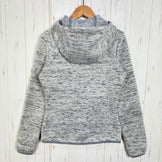 【Women's XS グレー系】 Mammut ( マムート ) チャムエラ ミッドレイヤー フーデッド ジャケット アジアンフィット Chamuera ML Hooded Jacket AF Women 裏起毛｜ニットフリース ポリエステル ウェア トップス アウタ