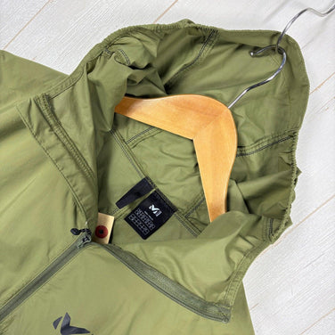 【Men's M グリーン系】 Millet ( ミレー ) ブリーズ バリヤー ワイルダー ライト ジャケット BREATHER WILDER LT JACKET ナイロン ウェア トップス アウター ジャケット ウィンドシェル z00055353  ウィンドシェ
