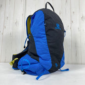 【OneSize ブルー系】 Salomon ( サロモン ) エスラボ エックス アルプ 20 S-LAB X ALP 20 UNION BLUE/BLACK/ALPHA YELLOW ナイロン バッグ ストレージ バックパック デイパック 容量【～29L】 z