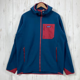 【Men's L ネイビー系】 2022 Patagonia ( パタゴニア ) R2 テックフェイス フーディ R2 TechFace Hoody TIDB Tidepool Blue ストレッチ ダブル織り 耐久撥水 ポリエステル ウェア トップス アウター ジ