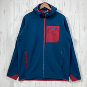 【Men's L ネイビー系】 2022 Patagonia ( パタゴニア ) R2 テックフェイス フーディ R2 TechFace Hoody TIDB Tidepool Blue ストレッチ ダブル織り 耐久撥水 ポリエステル ウェア トップス アウター ジ