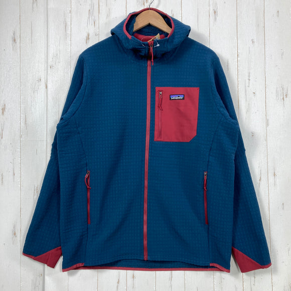 【Men's L ネイビー系】 2022 Patagonia ( パタゴニア ) R2 テックフェイス フーディ R2 TechFace Hoody TIDB Tidepool Blue ストレッチ ダブル織り 耐久撥水 ポリエステル ウェア トップス アウター ジ