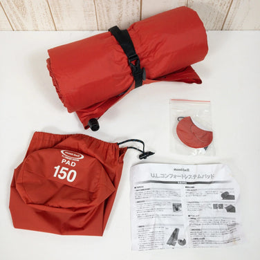 【OneSize レッド系】 Montbell ( モンベル ) Ulコンフォートシステムパッド150 1124405 エアマット マット スリーピングパッド スリーピングシステム - 【公式】2ndGEAR（セカンドギア）Webショップ【登山用品・アウトドア用品専門 買取販売店】