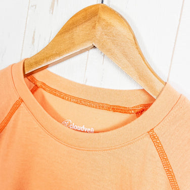 【Women's S オレンジ系】 Cloudveil ( クラウドベイル ) ショートスリーブティー ポリエステル ウェア トップス インナー シャツ ショートスリーブTシャツ クルーネック 化繊 z00052296 化繊 ショートスリーブTシャツ クルーネック イ - 【公式】2ndGEAR（セカンドギア）Webショップ【登山用品・アウトドア用品専門 買取販売店】