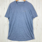 【Men's M ネイビー系】 Patagonia ( パタゴニア ) キャプリーン ショートスリーブ ティー Capilene Short Sleeve Tee ウェア トップス インナー シャツ ショートスリーブTシャツ クルーネック 化繊 z00054263