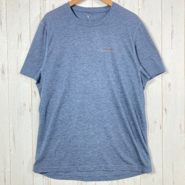 【Men's M ネイビー系】 Patagonia ( パタゴニア ) キャプリーン ショートスリーブ ティー Capilene Short Sleeve Tee ウェア トップス インナー シャツ ショートスリーブTシャツ クルーネック 化繊 z00054263
