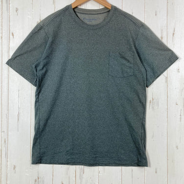 [Men's M Grey] Teton Bros Vapor Pocket T Polyester Wear Tops Inner Shirt Short Sleeve T-shirt Crew Neck Synthetic z00055452 Synthetic