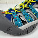 【Women's 24.0cm ブルー系】 Keen ( キーン ) NEW PORT RETRO × FUJI ROCK FESTIVAL 2023（フジロック）コラボモデル サンダル MULTI/SURH THE WEB z00055293 MULTI/SURH THE W-5