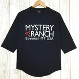 【Men's S ブラック系】Mystery Ranch ( ミステリーランチ ) ベースボールティー Baseball Tee Tシャツ 7部袖 ラグラン 生産終了モデル 入手困難 International Men's コットン ショートスリーブTシャツ クルーネック インナー シャツ トップス ウェア - 【公式】2ndGEAR（セカンドギア）Webショップ【登山用品・アウトドア用品専門 買取販売店】
