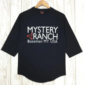 【Men's S ブラック系】Mystery Ranch ( ミステリーランチ ) ベースボールティー Baseball Tee Tシャツ 7部袖 ラグラン 生産終了モデル 入手困難 International Men's コットン ショートスリーブTシャツ クルーネック インナー シャツ トップス ウェア - 【公式】2ndGEAR（セカンドギア）Webショップ【登山用品・アウトドア用品専門 買取販売店】