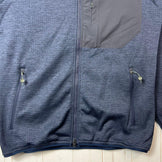 男士中号海军蓝 Teton Bros 石墨烯夹克，涤纶抓绒夹克（z00054767）。