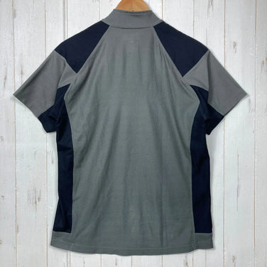 【Men's M グレー系】 Millet ( ミレー ) ハーフジップ ショートスリーブ ティー ウェア トップス インナー シャツ ショートスリーブシャツ 化繊 z00060375  化繊 ショートスリーブシャツ インナー シャツ トップス ウェア