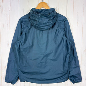 【Men's L ネイビー系】 Montbell ( モンベル ) ウルトラ ライトシェル パーカ Ultra Light Shell Hooded Jacket 軽量 リップストップ はっ水 ポケッタブル ナイロン ウェア トップス アウター ジャケット ウィンド - 0