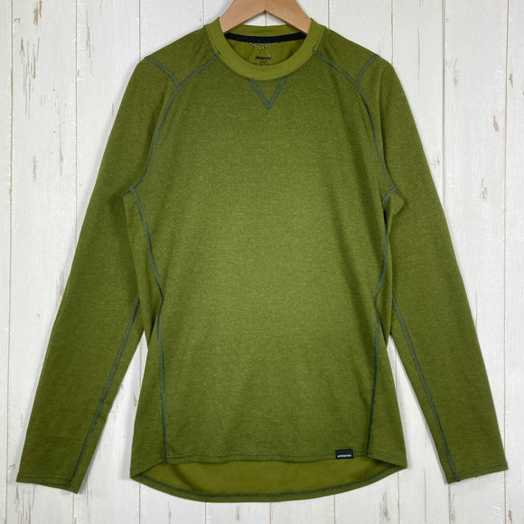 【Men's M グリーン系】 2013 Patagonia ( パタゴニア ) キャプリーン2 ライトウェイト クルー アジアフィット Capilene 2 LW Crew Asia Fit ポリエステル ウェア トップス インナー シャツ ロングスリーブTシャツ