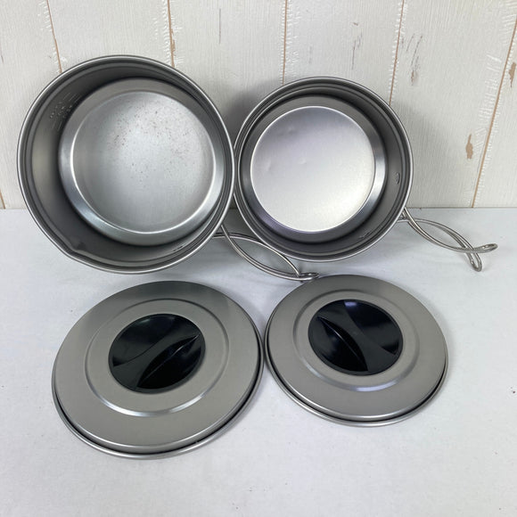 【OneSize シルバー系】 Uniflame ( ユニフレーム ) 山クッカー S Yama Cooker S アルミ製 2個セット スタッキング アルミ クックウェア クッカー コッフェル z00061562  クッカー コッフェル クックウェア