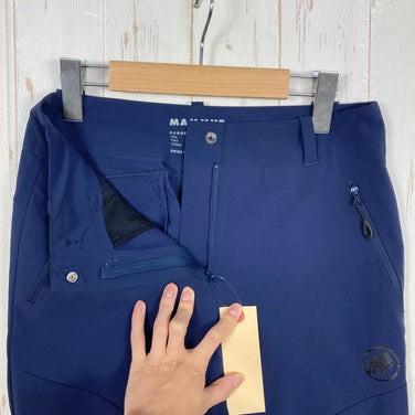 【Women's XS ネイビー系】 Mammut ( マムート ) トレッカーズ 3.0 ソフトシェル パンツ AF ウィメン Trekkers 3.0 SO Pants AF ナイロン ウェア ボトムス ロングパンツ ソフトシェル z00059144  ソフトシェル
