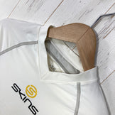 【Men's XS ホワイト系】 Skins ( スキンズ ) コンプレッション Vネック シャツ ナイロン ウェア トップス インナー シャツ ロングスリーブシャツ 化繊 z00059863  化繊 ロングスリーブシャツ インナー シャツ トップス ウェア