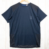 【Men's M ネイビー系】 Haglofs ( ホグロフス ) ハイブリッド ティー ショートスリーブ Hybrid T SS ポリエステル 930714 Men's 化繊 ショートスリーブTシャツ クルーネック インナー シャツ トップス ウェア - 【公式】2ndGEAR（セカンドギア）Webショップ【登山用品・アウトドア用品専門 買取販売店】