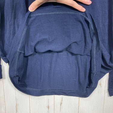 【Unisex M ネイビー系】 2022 Yamatomichi ( 山と道 ) 100% メリノ フーディ 100% Merino Hoody 中厚手 ハーフジップ カンガルーポケット メリノウール ウェア トップス インナー シャツ フーディ ウール z0006