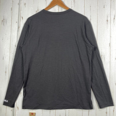 【Men's L グレー系】 Ridge Mountain Gear ( リッジマウンテンギア ) メリノ ベーシック ティー ロングスリーブ Merino Basic Tee Long Sleeve メリノウール ウェア トップス インナー シャツ ロングスリー